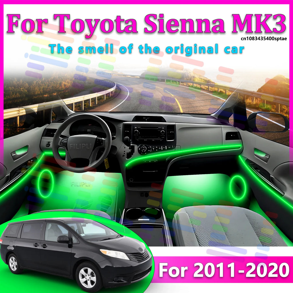 64 RGB - Neon Strip - for Toyota 2011-2020 - App Control - Car Interior Lighting | AUTOKITSHOP