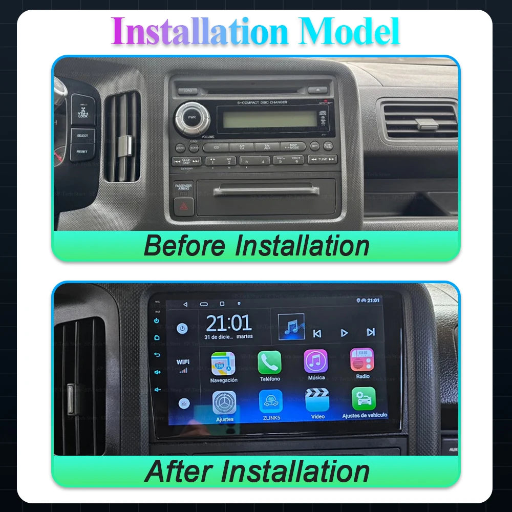 Android 16 Car Radio For Honda Ridgeline 2006-2014 Gps Stereo Carplay Multimedia Player An | AUTOKITSHOP
