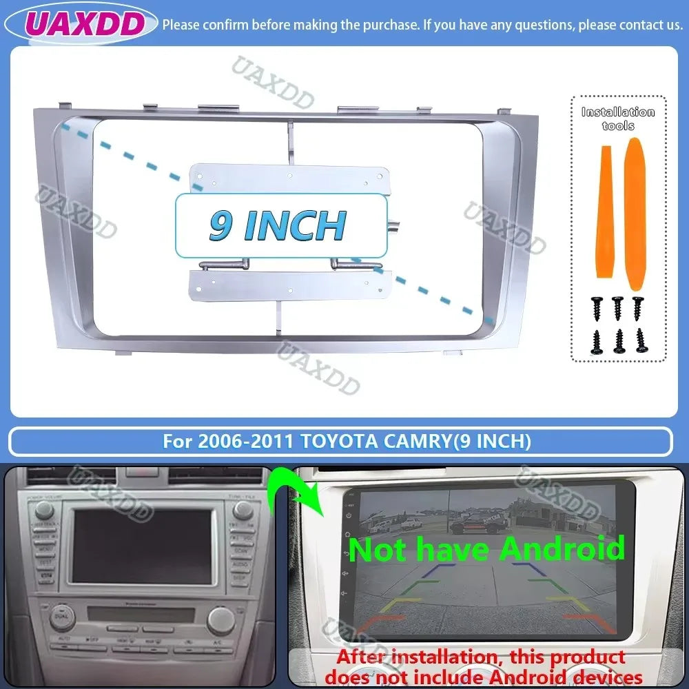 For 2006-2011 Toyota camry cd dvd radio android stereo frame panel fascia dashboard audio