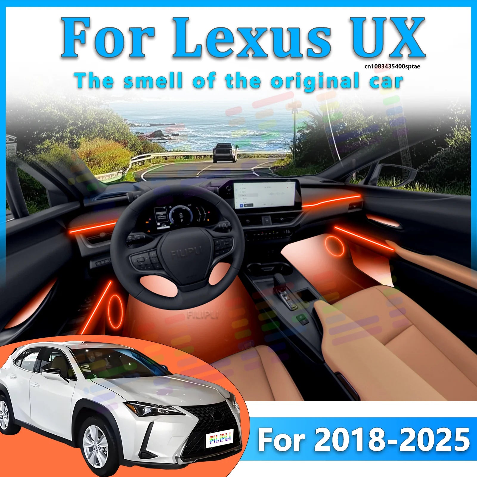 64Color - Ambient Light - for Lexus 2018-2026 - App Control - Car Interior Lighting | AUTOKITSHOP