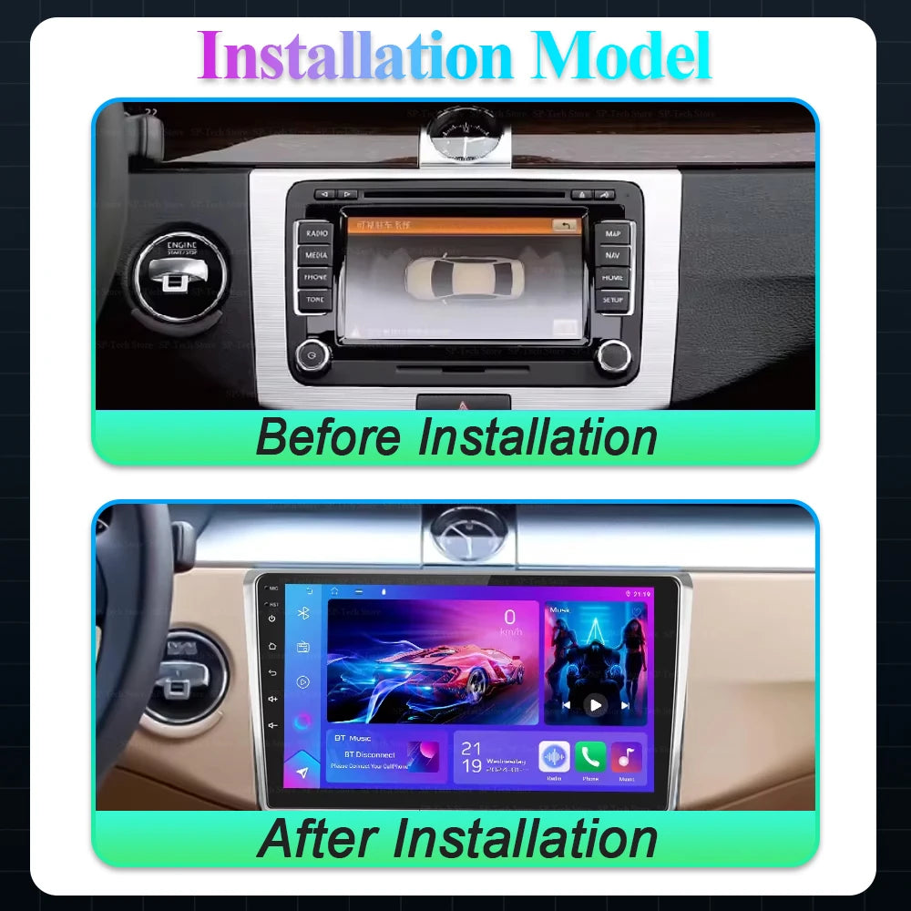 Android 16 For Volkswagen Vw Passat B6 B7 Cc 2007-2016 Carplay Auto Car Radio Multimedia P | AUTOKITSHOP