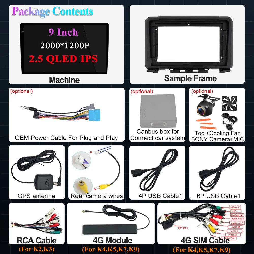 Android 16 For Suzuki Jimny Jb64 Jb74 2018 2019 2020 Antoradio 2 Din Car Multimedia Stereo | AUTOKITSHOP