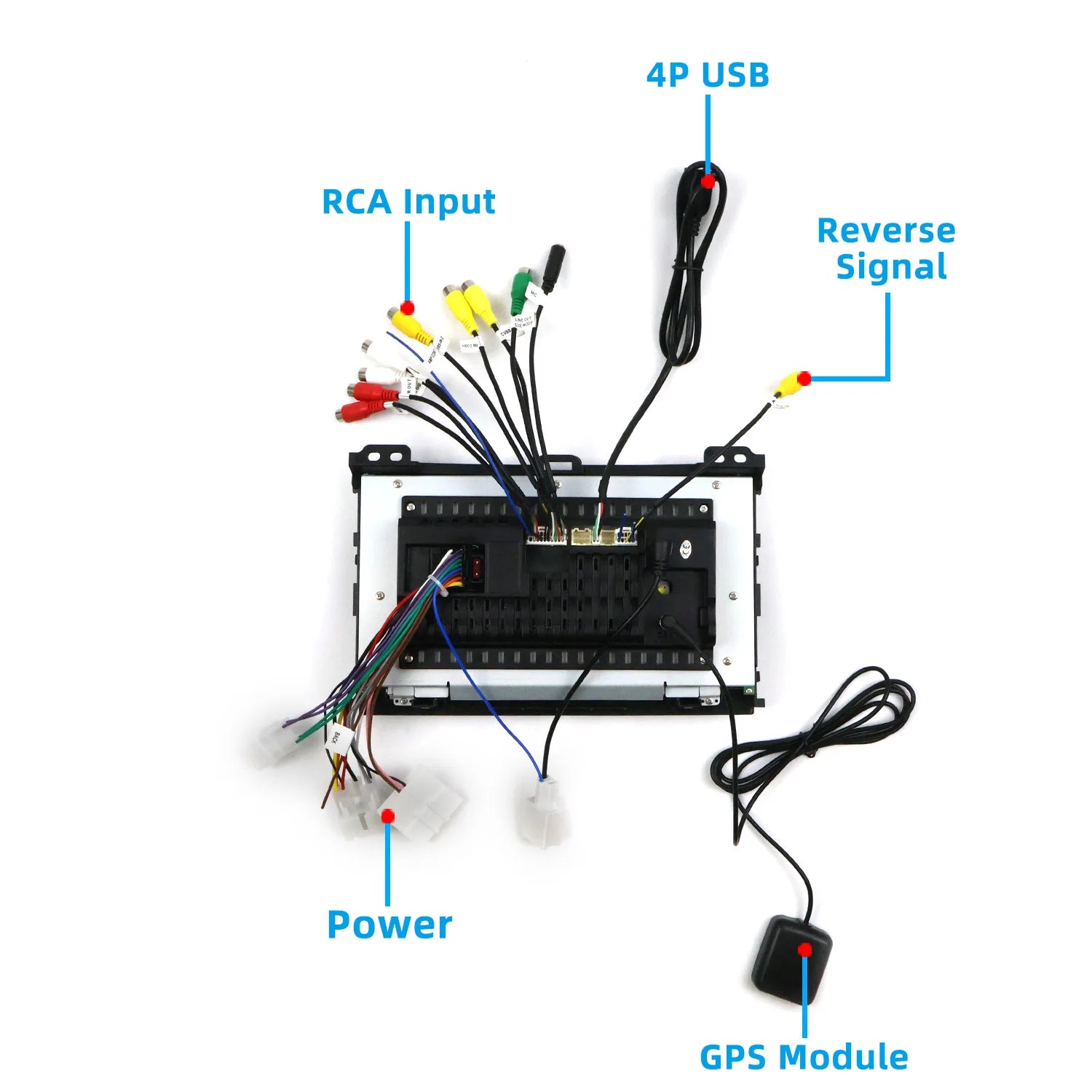 8" Android Car Radio GPS Type-C Wireless CarPlay Auto Android Auto for Toyota Dominance 2002-2009 - Bluetooth Steering C