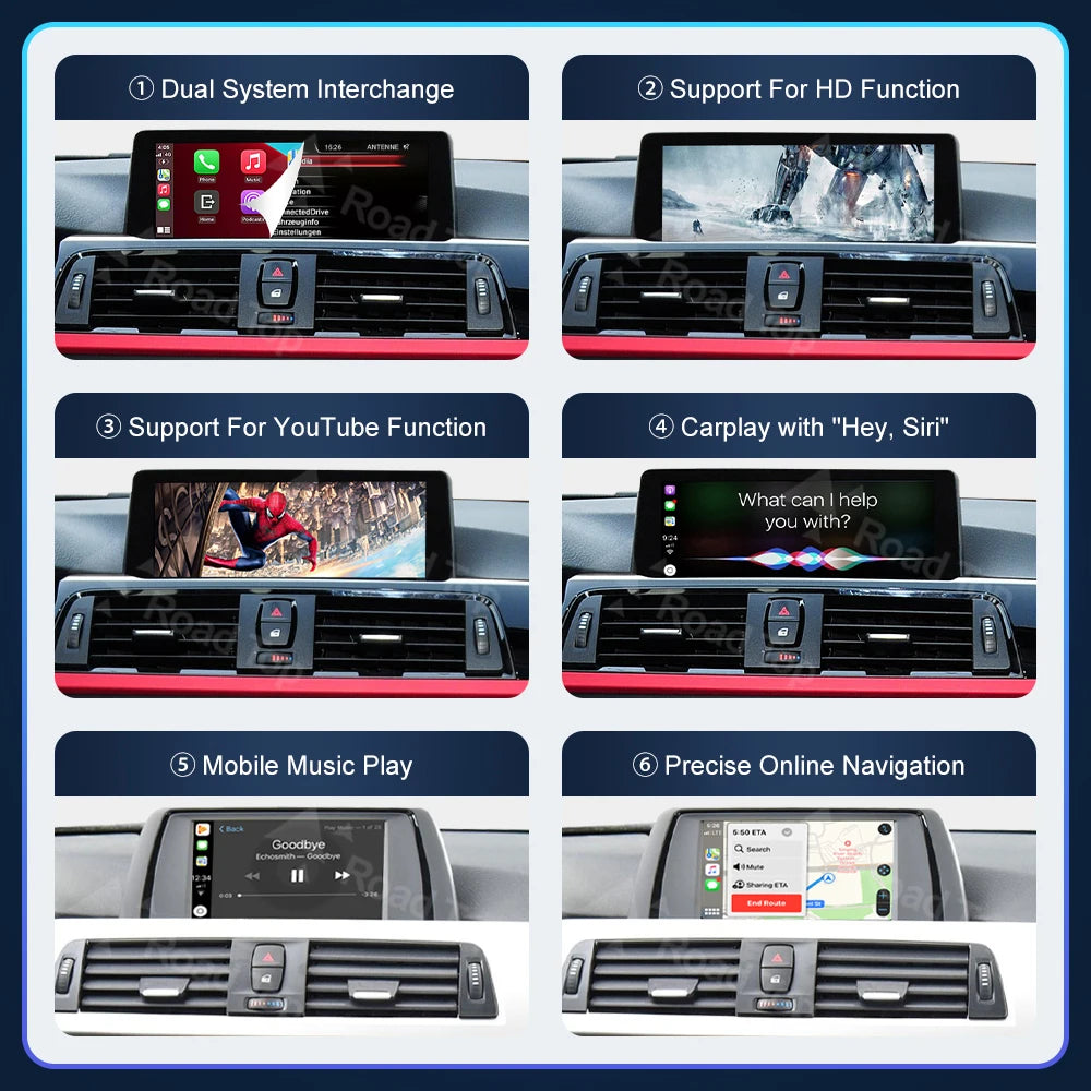 Wireless CarPlay Android Auto for BMW 3 4 Series F30 F31 F32 F33 F34 F35 F36 2011-2016, wi | AUTOKITSHOP