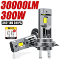 H7 LED Car Headlight Bulb Canbus 300W 30000LM 1: 1 Size Light for Car Turbo LED Mini HeadL