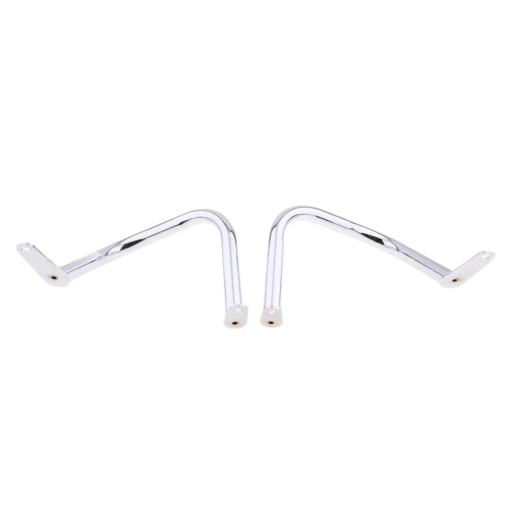 Steel Engine Guard Highway Crash Bar Durable Chrome Motorcycle Protector for Yamaha XVS650 Vstar - Automotive LED Light