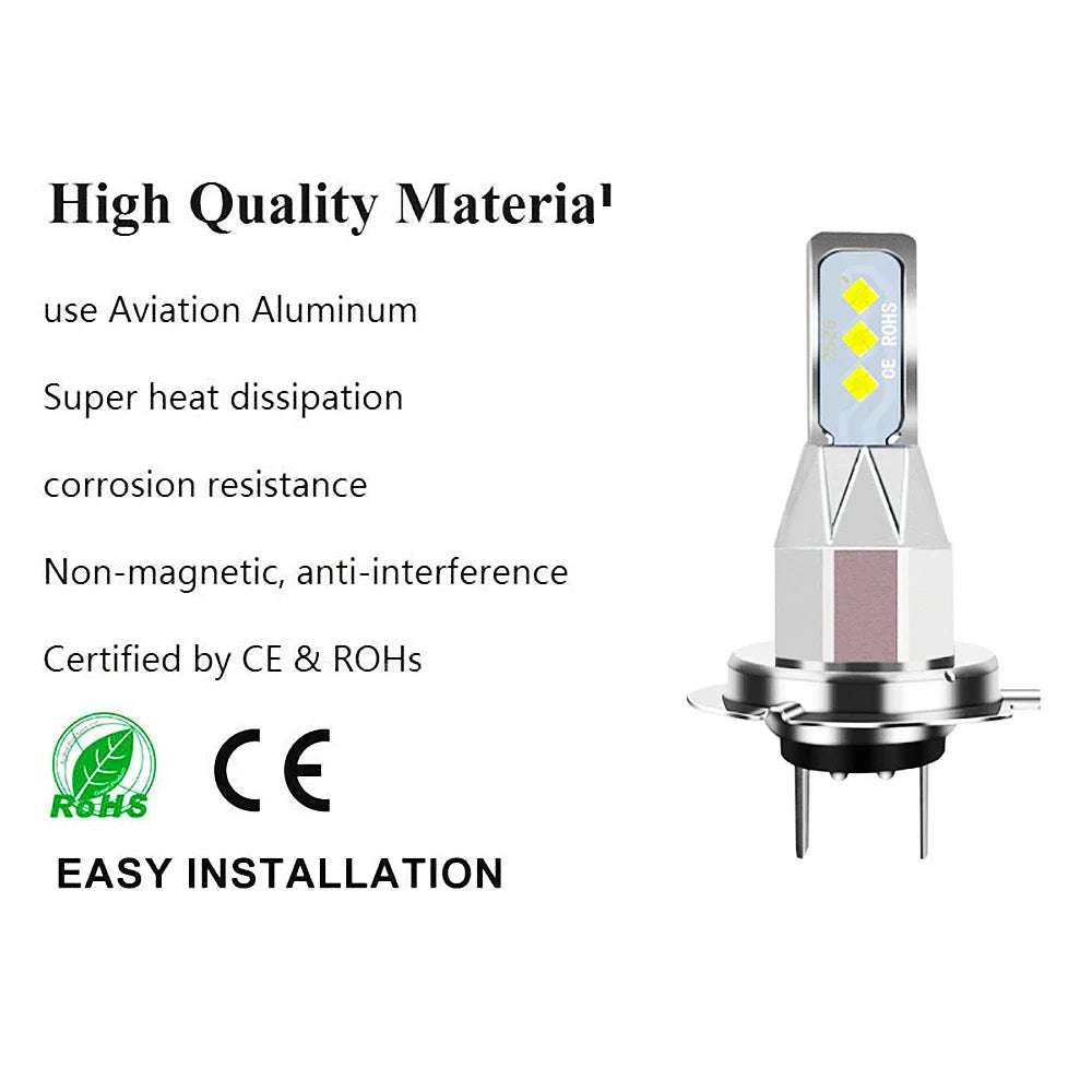 H3 Led H4 H1 H11 HB4 HB3 9005 9006 Fog Lamps Auto Headlight Bulbs Car Motorcycle Lights 16