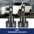 roadsun D2S Led Headlight for Infiniti JX35 2013 30000LM Car Light 1:1 Xenon 6000K White 1
