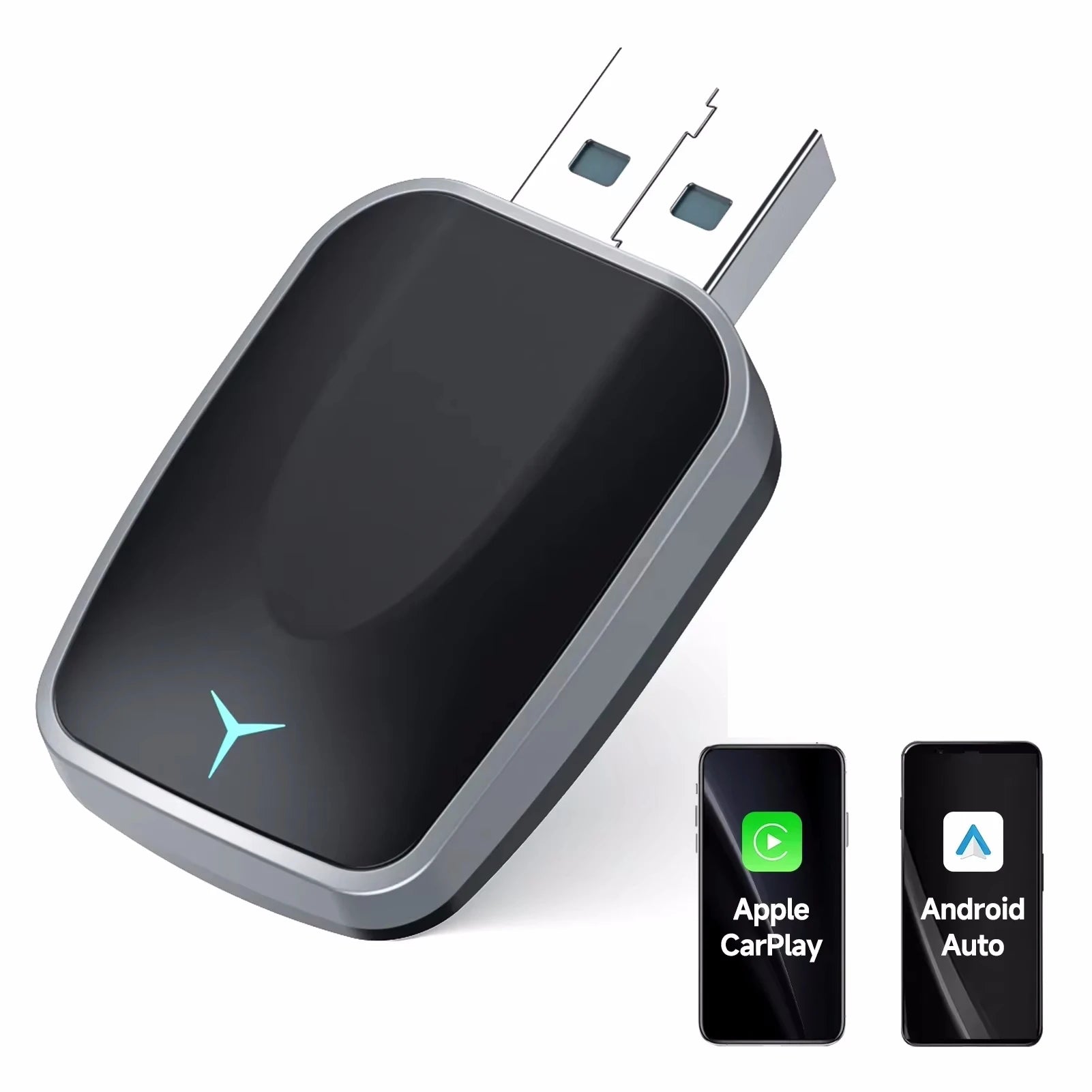 Wireless Carplay Adapter Android Auto Wireless Smart Dongle 2in1 For Volvo Benz Audi Kia H | AUTOKITSHOP