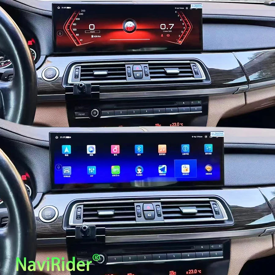 14.9Inch Android 14 Car Radio Stereo, For BMW 7 Series F01 F02 F04 2009-2015 Multimedia Pl