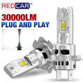 100W H7 LED CANBUS Light Mini Head Lamp 1:1 Size Wireless H7 Mini Lamp 7035 CSP Car LED wi