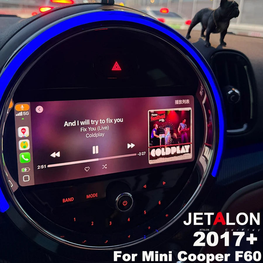 9inch Screen CarPlay Radio For BMW MINI Cooper F60 2017 2018 2019-2025 Android15 Auto Car