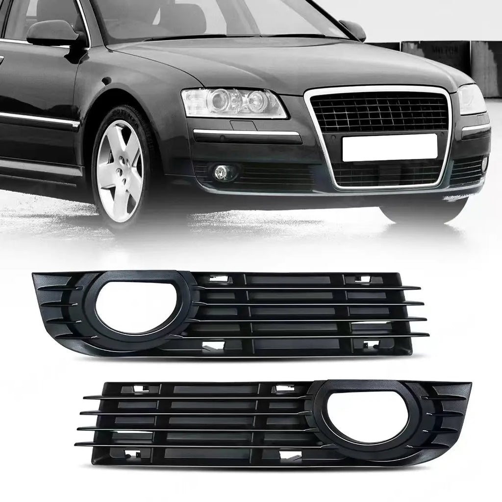 4E0807681AA 4E0807682AA For Audi A8 Quattro 4-Door D3 2006 2007 2008 Fog Lamps Cover Car F | AUTOKITSHOP