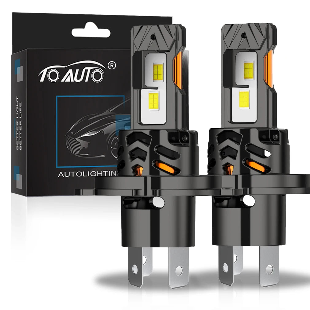 TOAUTO H4 LED Lights 30000LM 150W H7 LED Headlight Canbus 9005 9006 H11 Car Headlight With