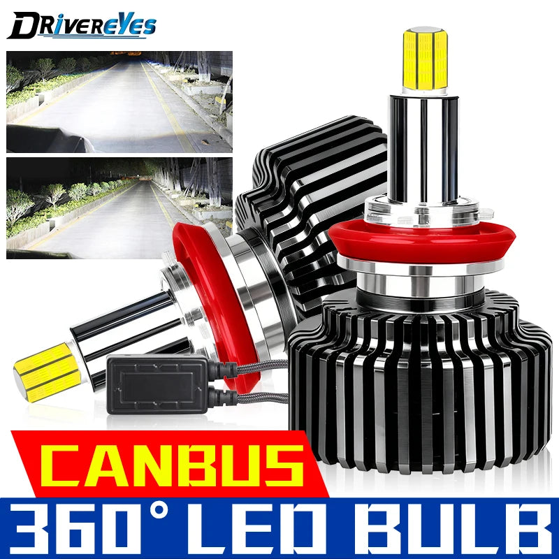 5800W H11 LED H7 H4 Headlights Canbus H1 9005 9006 HB3 HB4 9012 HIR2 H8 H9 6000K Turbo 800
