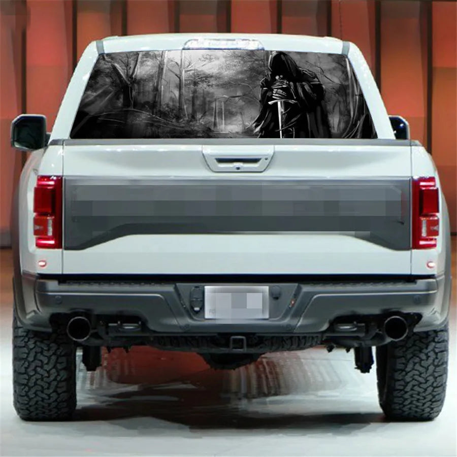 GRIM REAPER Rear Wind ow Graphic Decal Tint Sticker Truck Car Sticker Car Back Decal Vinyl
