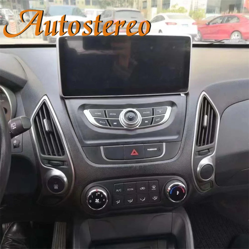 CarPlay Android 14 For Hyundai IX35 Tucson 2009-2015 Car GPS Navigation Touch Screen Multi