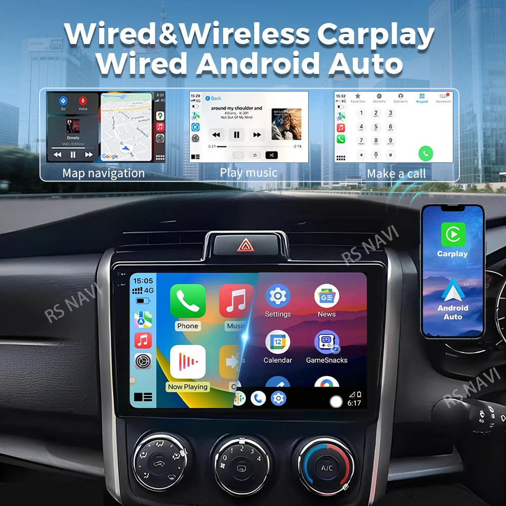 Android 16 For Toyota Corolla Axio 2 Fielder 3 E160 2012 - 2021 2K QLED Stereo Car Radio M
