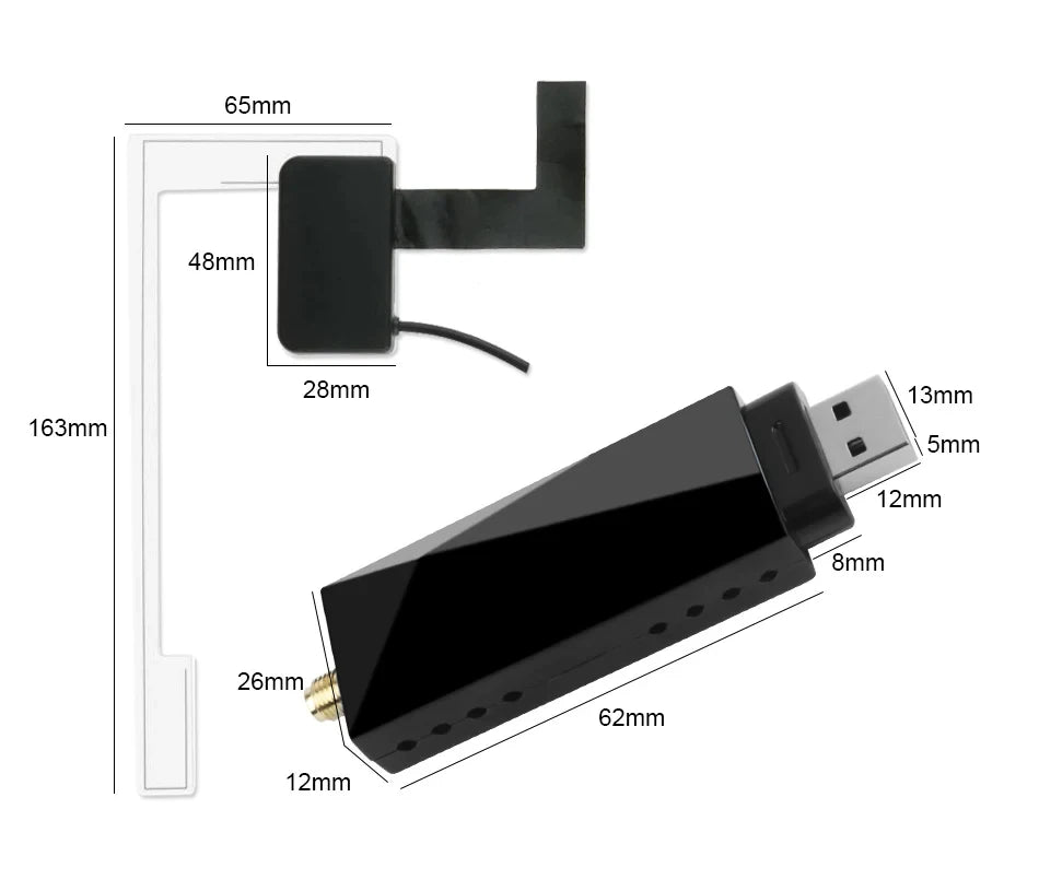 For Universal Car Accessories DAB + Antenna With USB Adapter Android Car Radio GPS Stereo