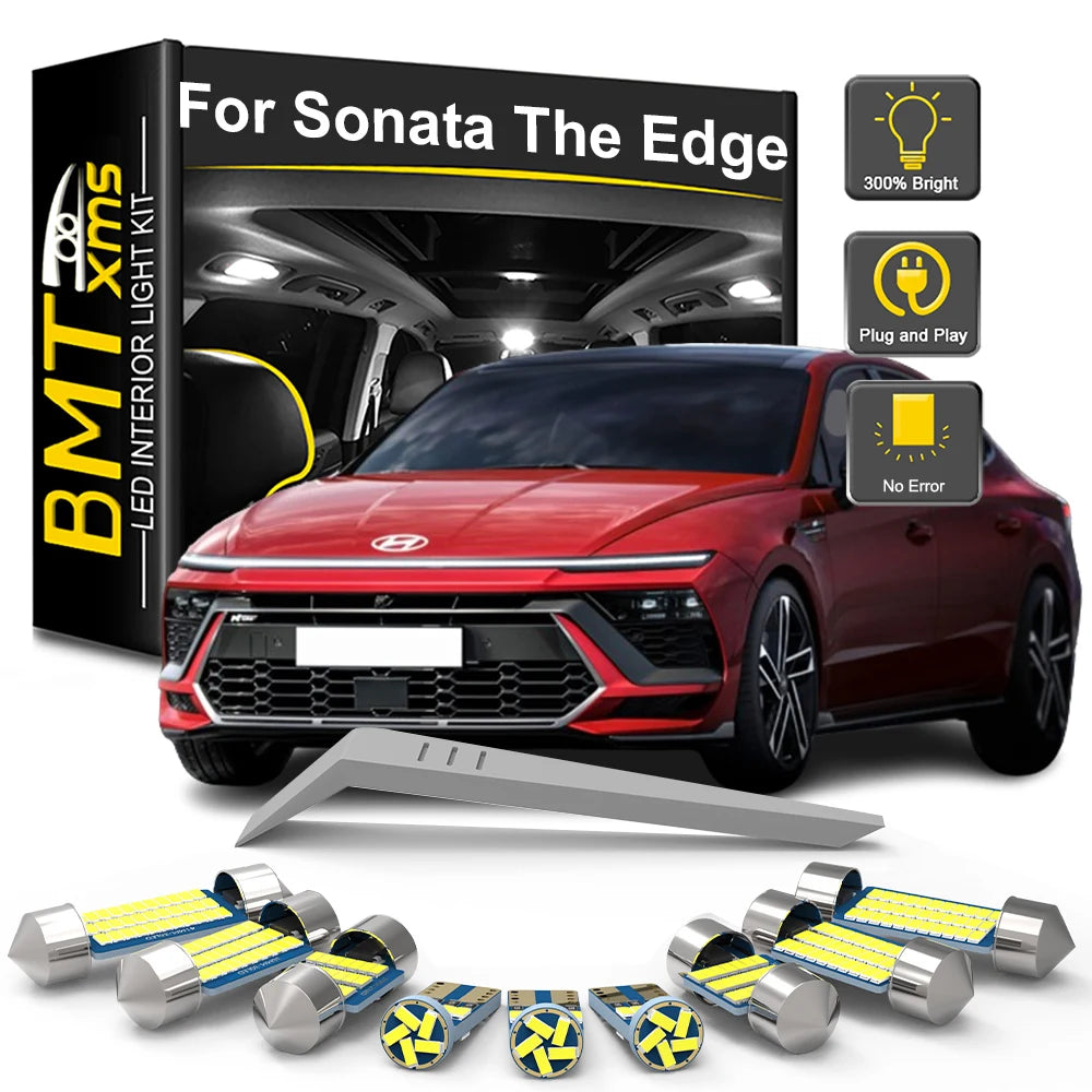 6-Piece LED Interior Light Kit for Hyundai Sonata The Edge - Canbus Error-Free Bulbs | AUTOKITSHOP