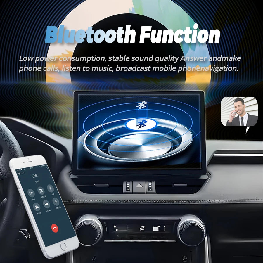 12.5" For Toyota RAV4 RAV 4 2018 2020 2022 2K Car Radio 2 Din Android 15 Carplay Multimedi