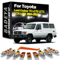 7-Piece LED Interior Light Kit for Toyota LC76 LC71 LC79 1985-2021 - Canbus Error-Free Interior Bulbs