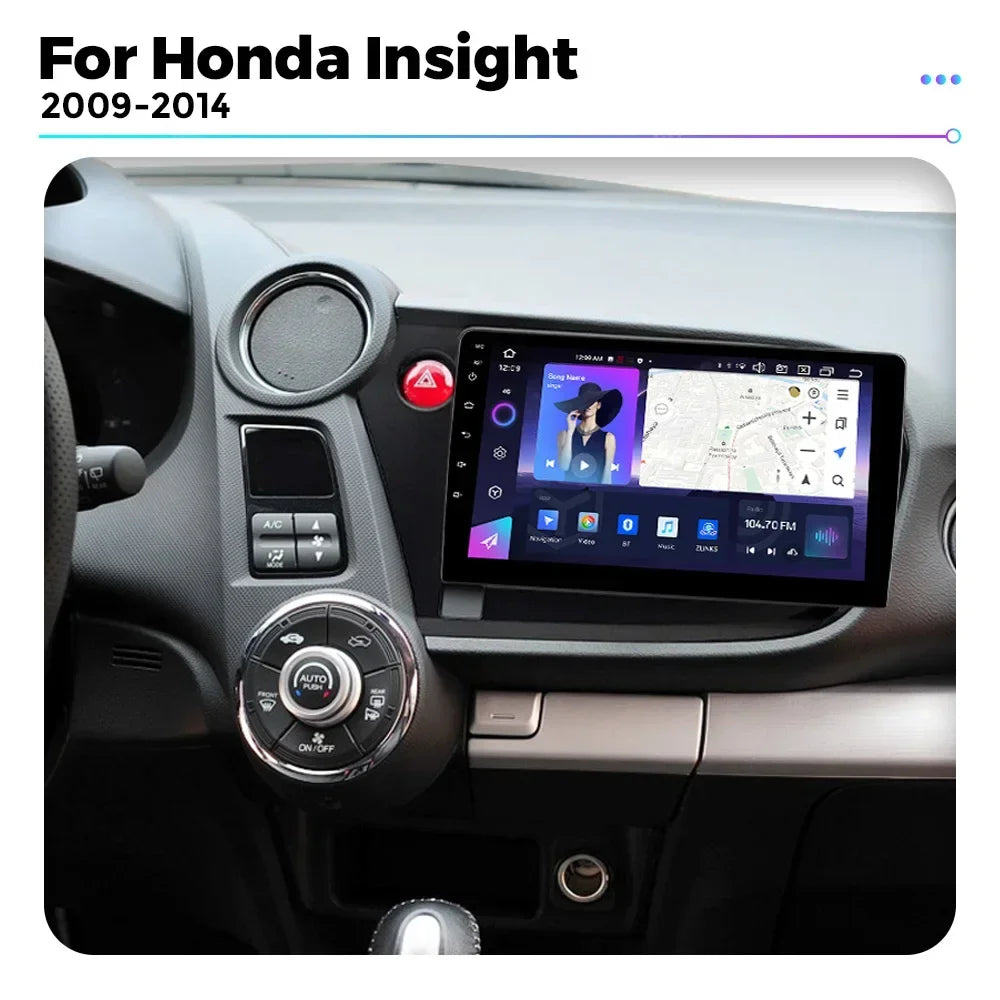 Android System 8 Core Car Radio for Honda Insight 2009 2010 2011-2014 Carplay Auto Multime | AUTOKITSHOP