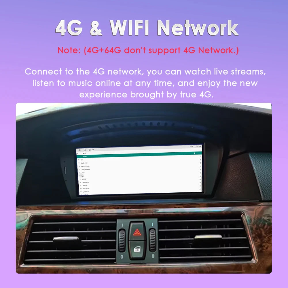 Wireless CarPlay For BMW 5 Series E60 E61 E62 E63 BMW 3 Series E90 E91 E92 E92 E93 CCC-CIC