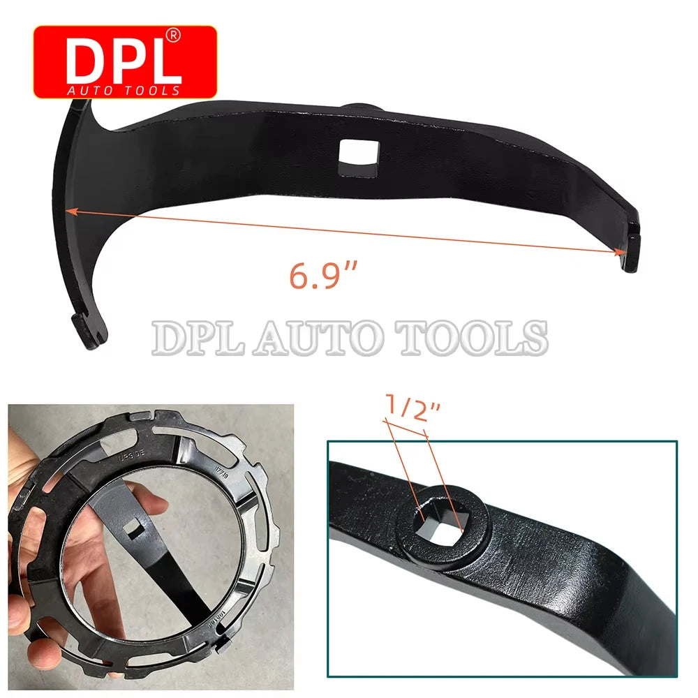 Fuel Tank Lock Ring Tool Fuel Pump Senders Removal Install Tools for BMW Benz Volvo Jeep Equival - Automotive LED Light