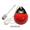 Boat Fender Ball Red Wear Resistance Inflatable PVC Dock Bumper Ball for Boats Speedboat Sailboa - Automotive LED Light