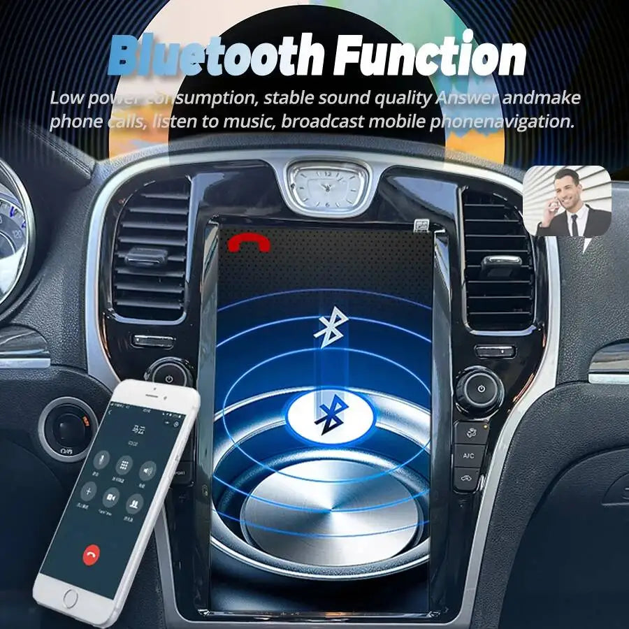 Car Multimedia Video Player Stereo Navigation DSP Head Unit 13.6inch Android Qled Screen F | AUTOKITSHOP