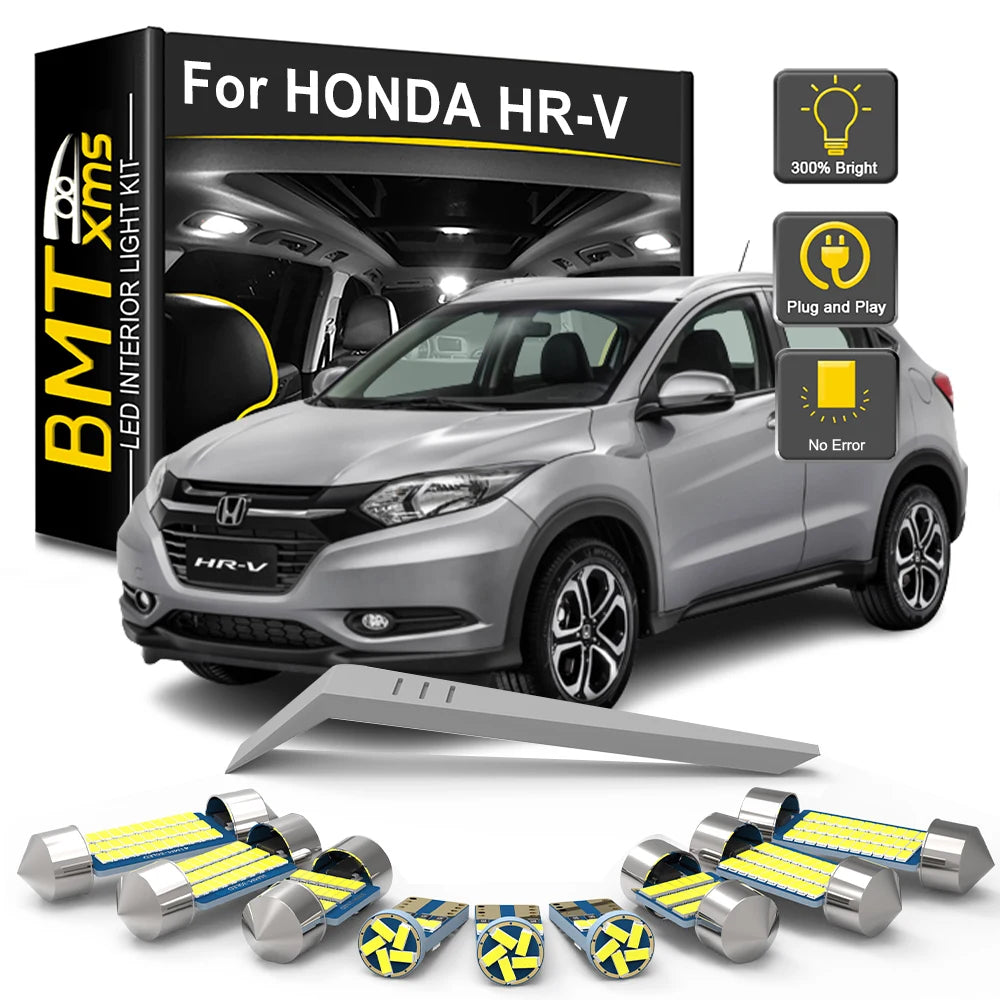 12-Piece LED Interior Light Kit for Honda HR-V HRV - Canbus Error-Free Bulbs | AUTOKITSHOP