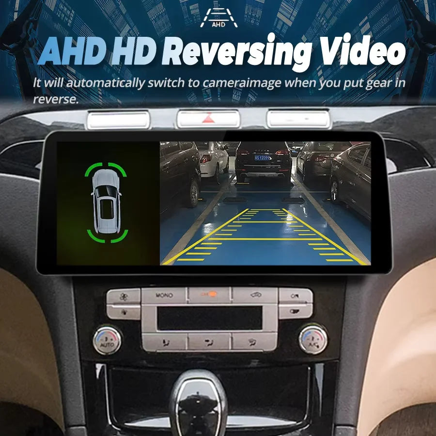 12.3inch Android 14 Qled Screen For Ford S Max S-MAX 2007 - 2015 GPS Car Radio Multimedia