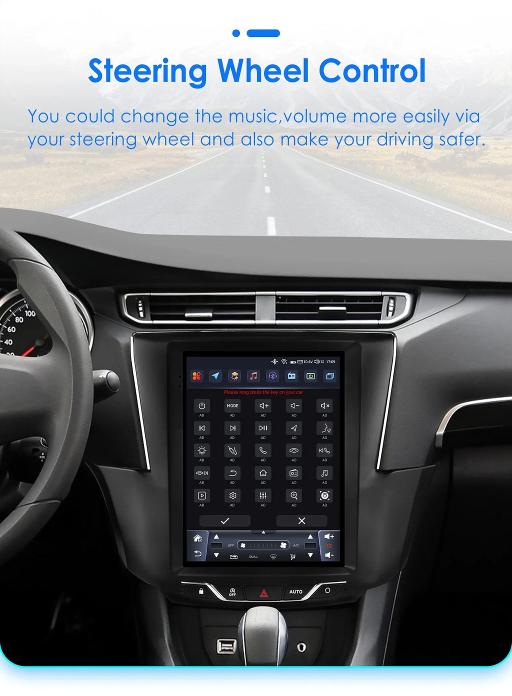 9.7"7862 Android 13 Auto Car radio For Peugeot 408 2014 2015 2016-2020 multimedia player 4