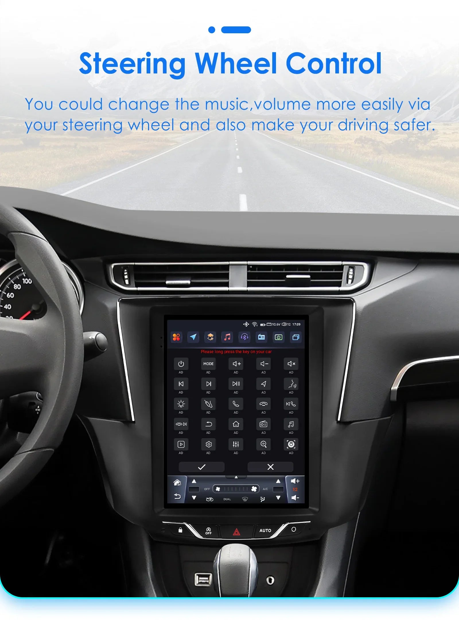 9.7"7862 Android 13 Auto Car radio For Peugeot 408 2014 2015 2016-2020 multimedia player 4