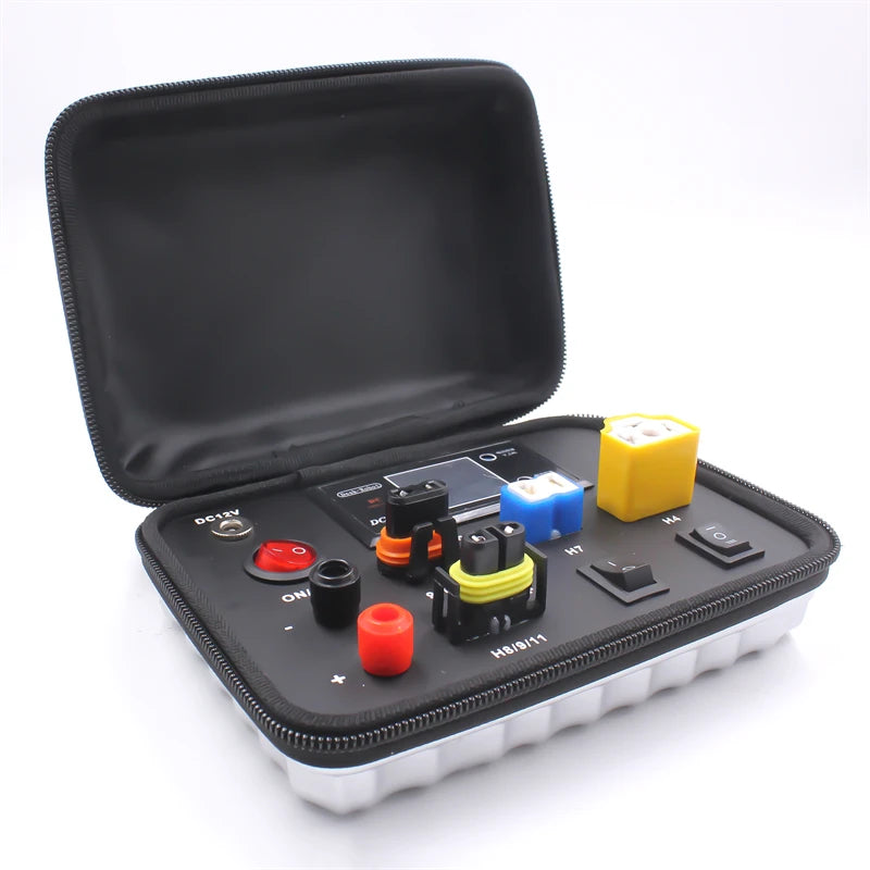 110V 220V to 12V Test Tester Bag for Car Auto Headlight LED Bulb T10 C5W H8 H9 H11 H7 H4 9