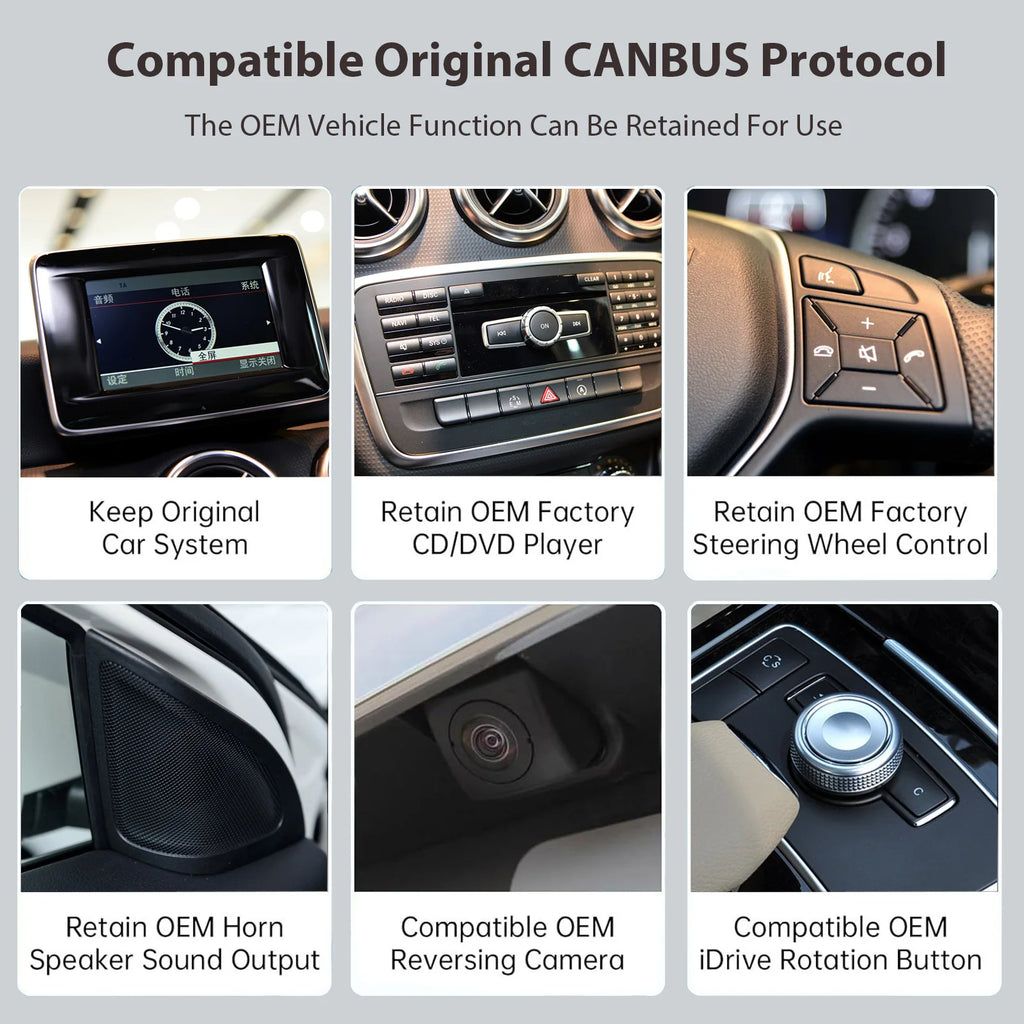 Wireless CarPlay Android Auto 12.3 Touch screen Multimedia Radio for Mercedes-Benz A W176  | AUTOKITSHOP