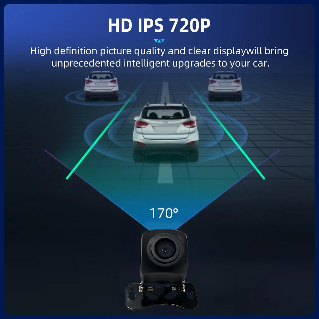 OUKELC Reverse Image HD Video 720P Car Rear View Camera Universal 170 Degree Night Vision