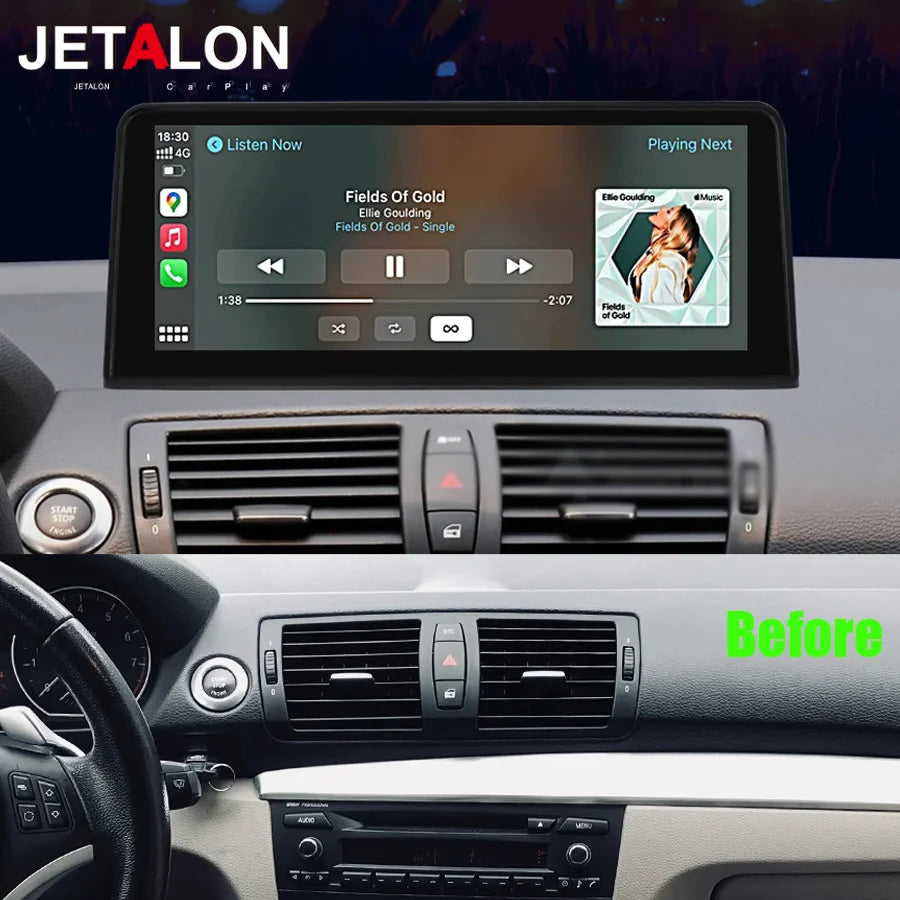 10.25" Touch Linux Display Multimedia Player For BMW Car 1 Series E81 E82 E87 E88 2004-201 | AUTOKITSHOP