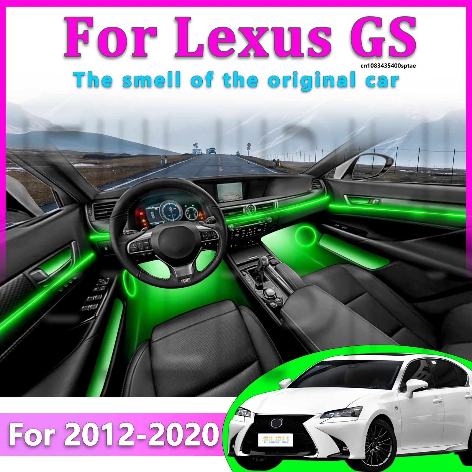 RGB - Ambient Light - for Lexus 2012-2020 - Car Interior Lighting | AUTOKITSHOP