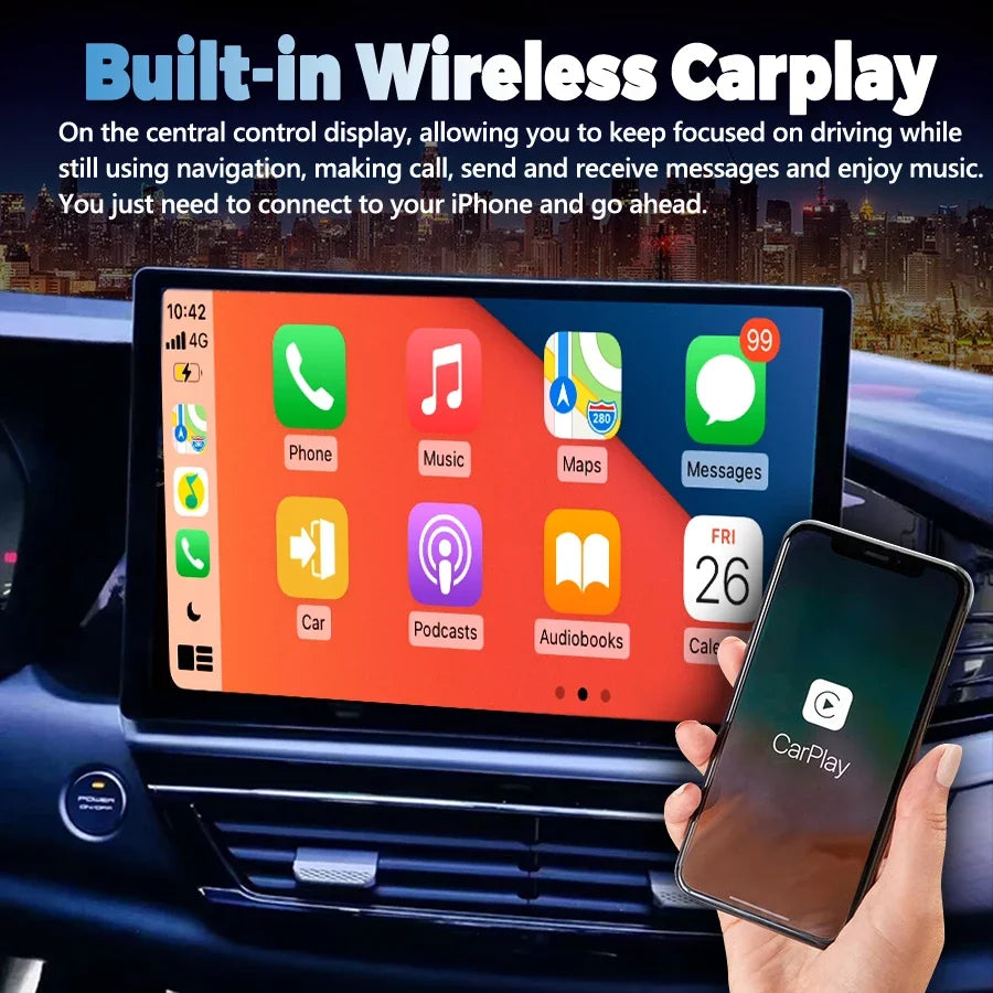 13.3'' AutoRadio For GAC Trumpchi GS8 2015 2016 2017 Android 13 GPS Car Multimedia Video P