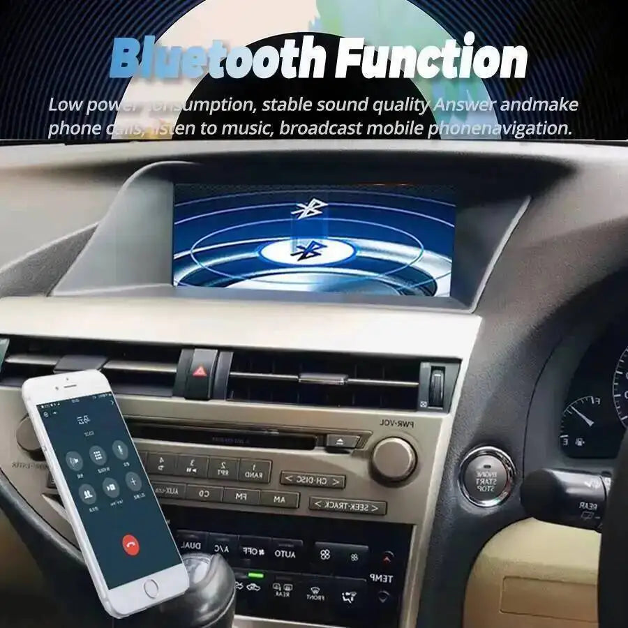 GPS Navi Android 14 Carplay BT Car Radio Car Multimedia Video Player For LEXUS RX270 RX350