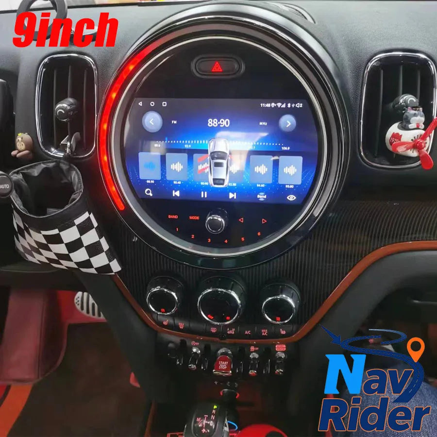 9inch Android Auto For BMW Mini Cooper Countryman F60 NBT EVO 2017-2025 GPS CarPlay Car Ra