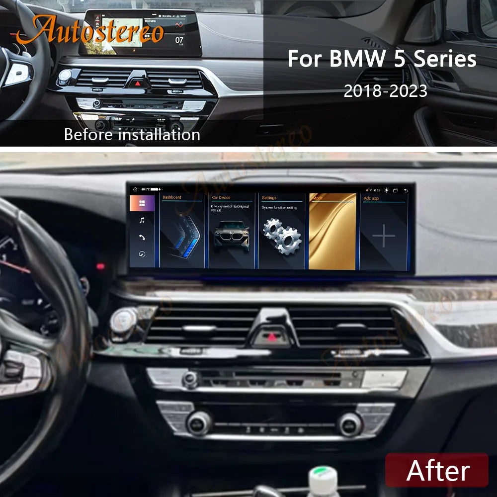 ID8 14.9 Inch Android Carplay For BMW 5 G30 G31 G32 G38 EVO 2017 2018 2019 Multimedia Play