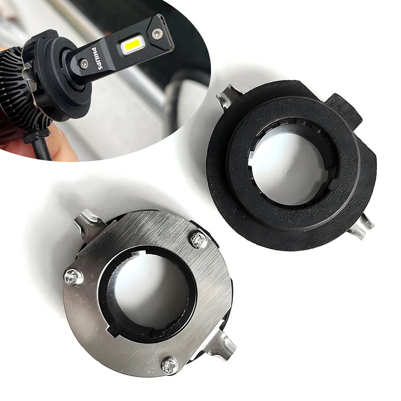 H7 LED Adapter Base For Mercedes Benz B Class G/ML Series VW Touareg Skoda Octavia Headlig