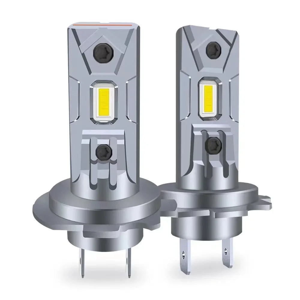 H7 LED Headlights 1:1 Mini Size Head Lamp Wireless 120W 30000LM CSP LED Chips H7 Car LED H