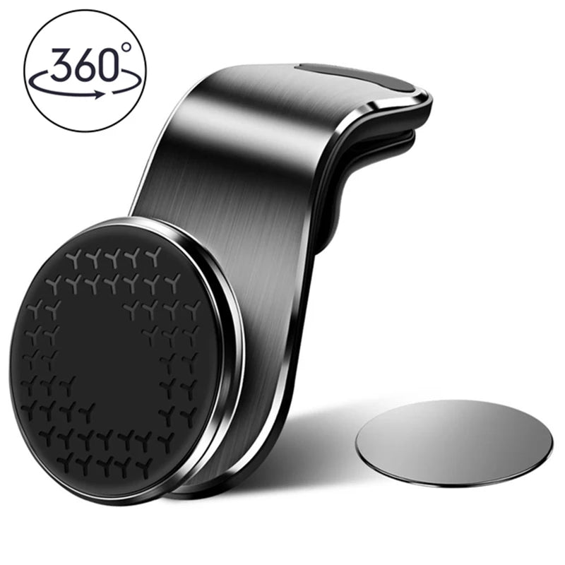 Magnetic Car Phone Holder Mobile Support For The Car Cell phone Support Mobile Door For Auto For - Automotive LED Light