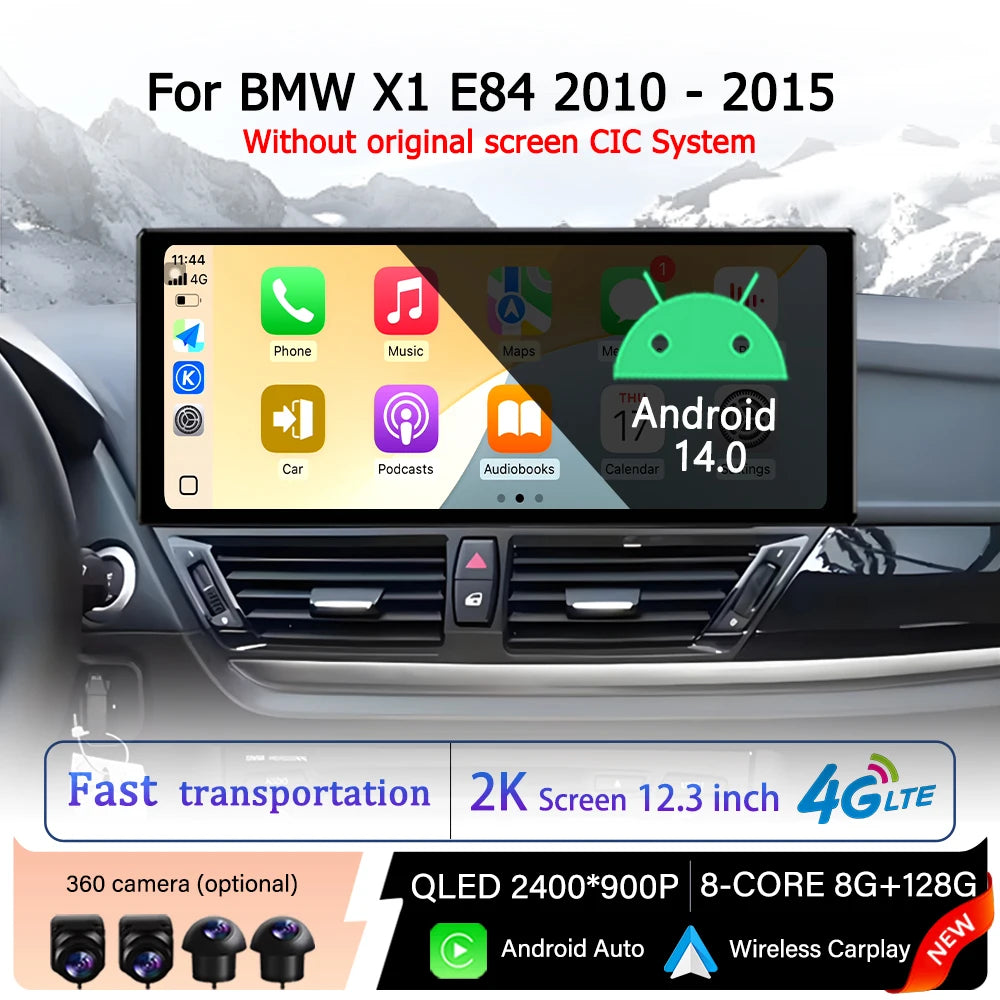 Intelligent Car Radio Player for BMW X1 E84 2010 - 2015 Without Original Screen CIC System