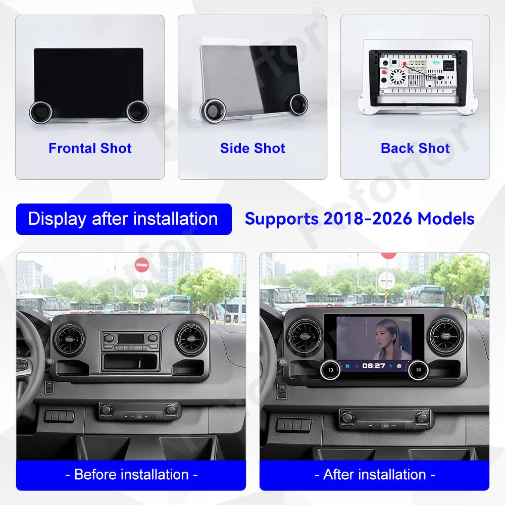 Modern 11.5 Inch Crystal Clear HD Display Android 15 Wireless Carplay GPS Navi Car Radio F
