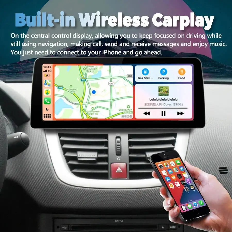 12.3inch Radio Android 15 For Peugeot 207 CC 207CC 2006 2007 2008 2015 Car Multimedia Vide | AUTOKITSHOP